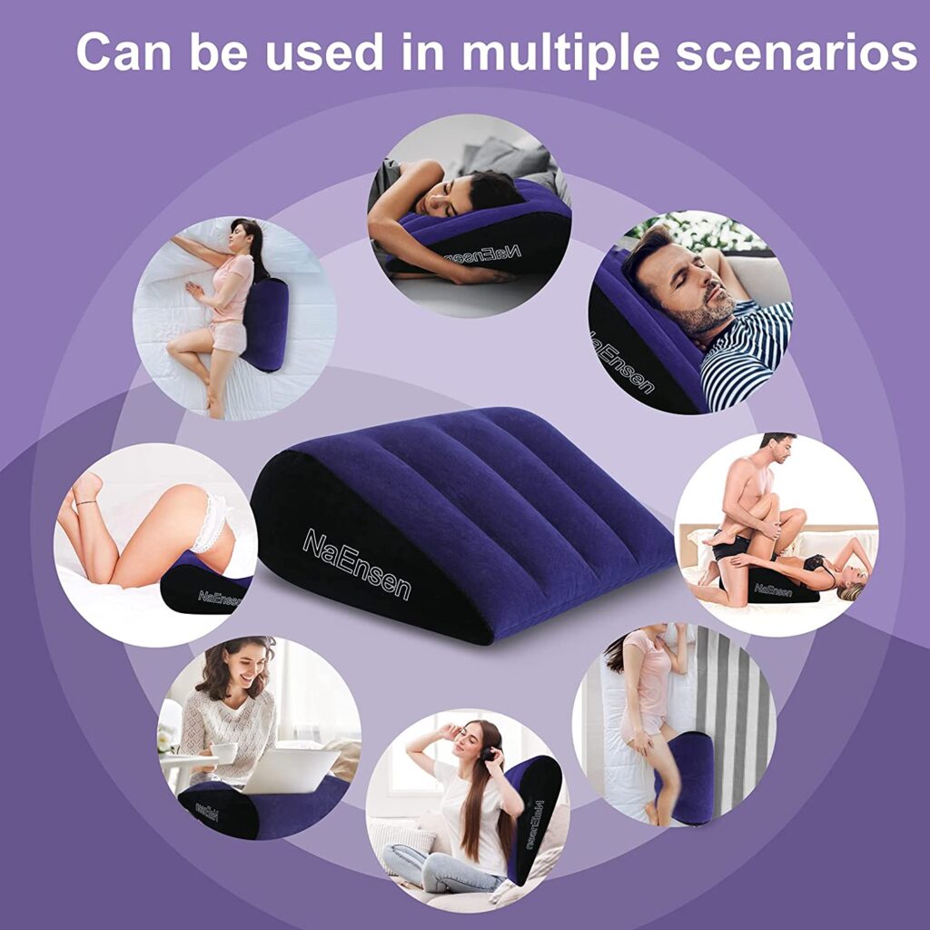 Soft Ramp Pillow for Couples, Deeper Positions, Better Support