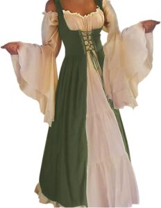 Cosplay Medieval Remanence Peasant Dress Variety of Colors